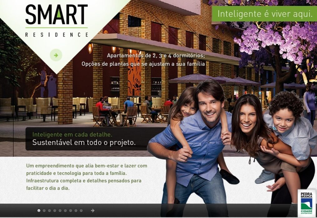 NacionalVOX cria e desenvolve site em parallax scrolling para o Smart Residence da Pedra Branca