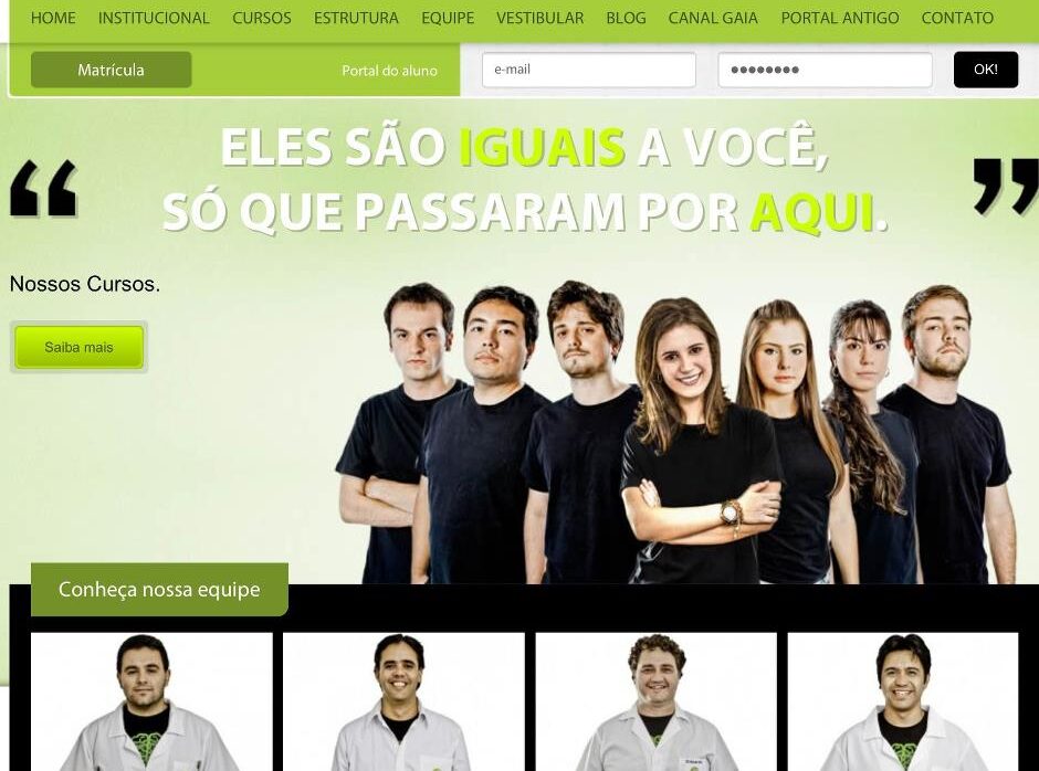 Em parceria com a Glóbulo, NacionalVOX cria e desenvolve novo site para o Curso Gaia