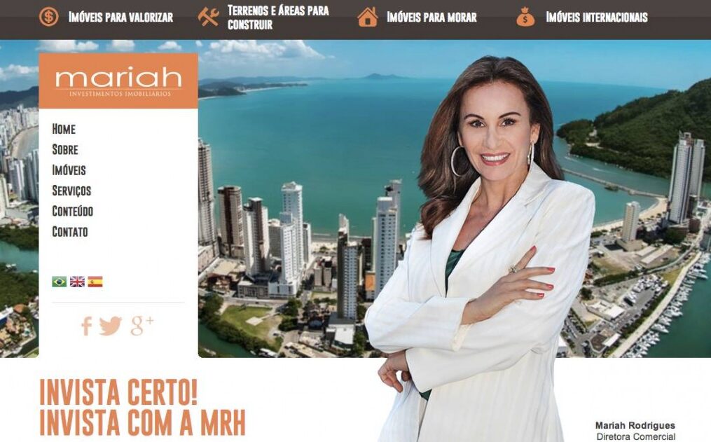 NacionalVOX – Agência Digital cria e desenvolve site da Mariah Investimentos Imobiliários:
