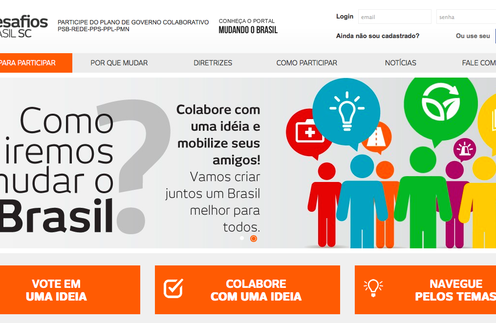 NacionalVOX cria e desenvolve plataforma colaborativa ‘Desafios Brasil SC’